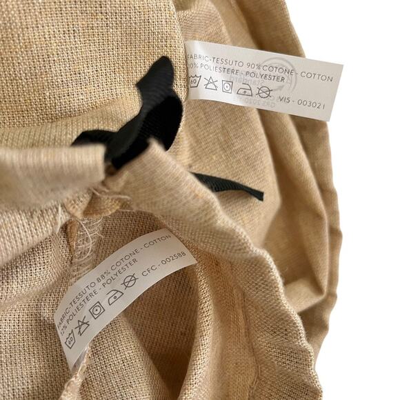 Gucci Natural-Colored Drawstring Dust Bags Protective Covers Sleepers Set of Two - Picture 5 of 7